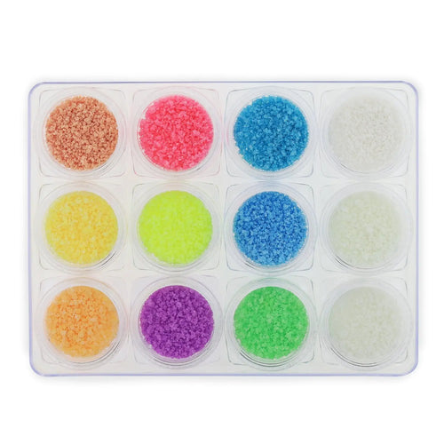 Leuchtendes Glitzerpigment-Set - NGS-001 - Grob