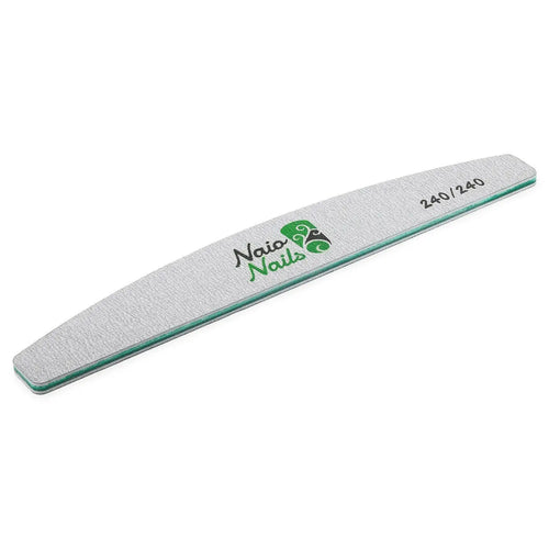 Zebra Grau Halbmond 240/240 Körnung Nagelfeile