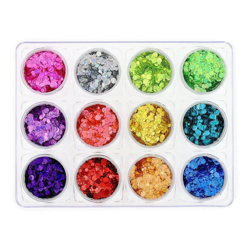 Glitzer-Set - NGS-007 - Glitzerpunkte in gemischten Größen