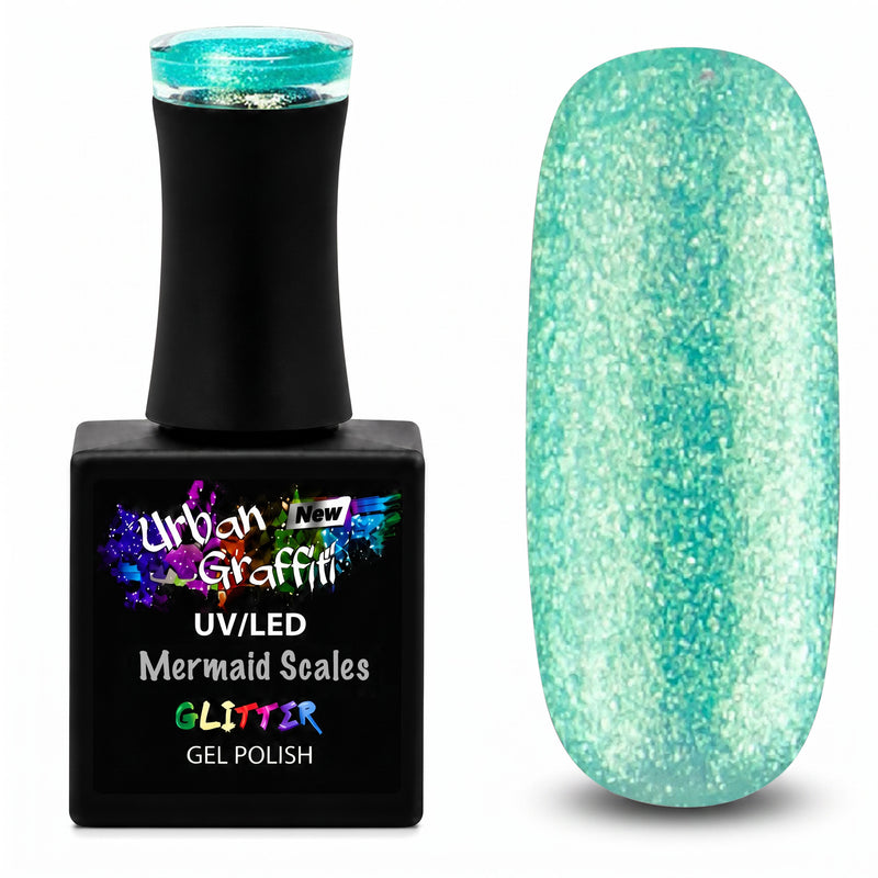 Mermaid Scales - UGGP-A0920 Urban Graffiti - Ozean-Grün Gel-Nagellack 15ml