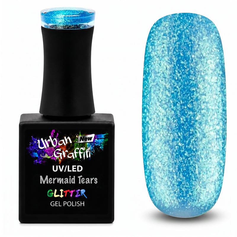 Mermaid Tears - UGGP-A0921 Urban Graffiti Aqua Glitzer Gel Nagellack 15ml