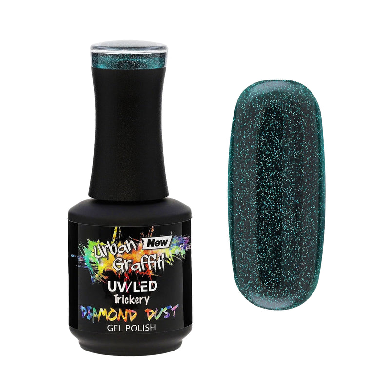 Täuschung - UGGP-DD006 - Grüner Glitzer - Urban Graffiti Gel-Lack 15ml