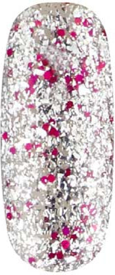 Tanzfläche - UGGP-A0909 Pink und Silber Glitzer Gel Polish Urban Graffiti 15ml